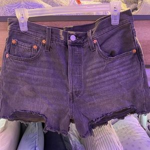 Levi’s Black Jean Shorts - Size 28